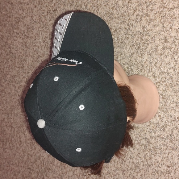 Croix Valley Auto Collision Trucker Strapback Hat  Black Silver - Picture 6 of 9